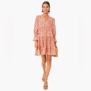 Tuckernuck Pomander Place Ditsy Floral Kenzo Tiered Mini Dress Cotton Poplin XXL